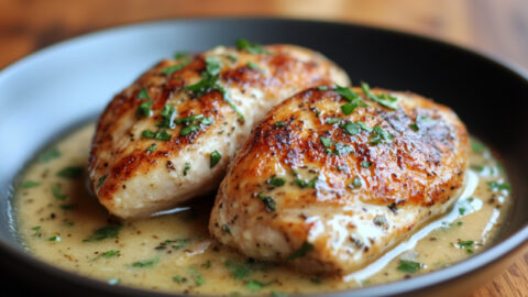 Seared Chicken Breasts with Pan Sauce